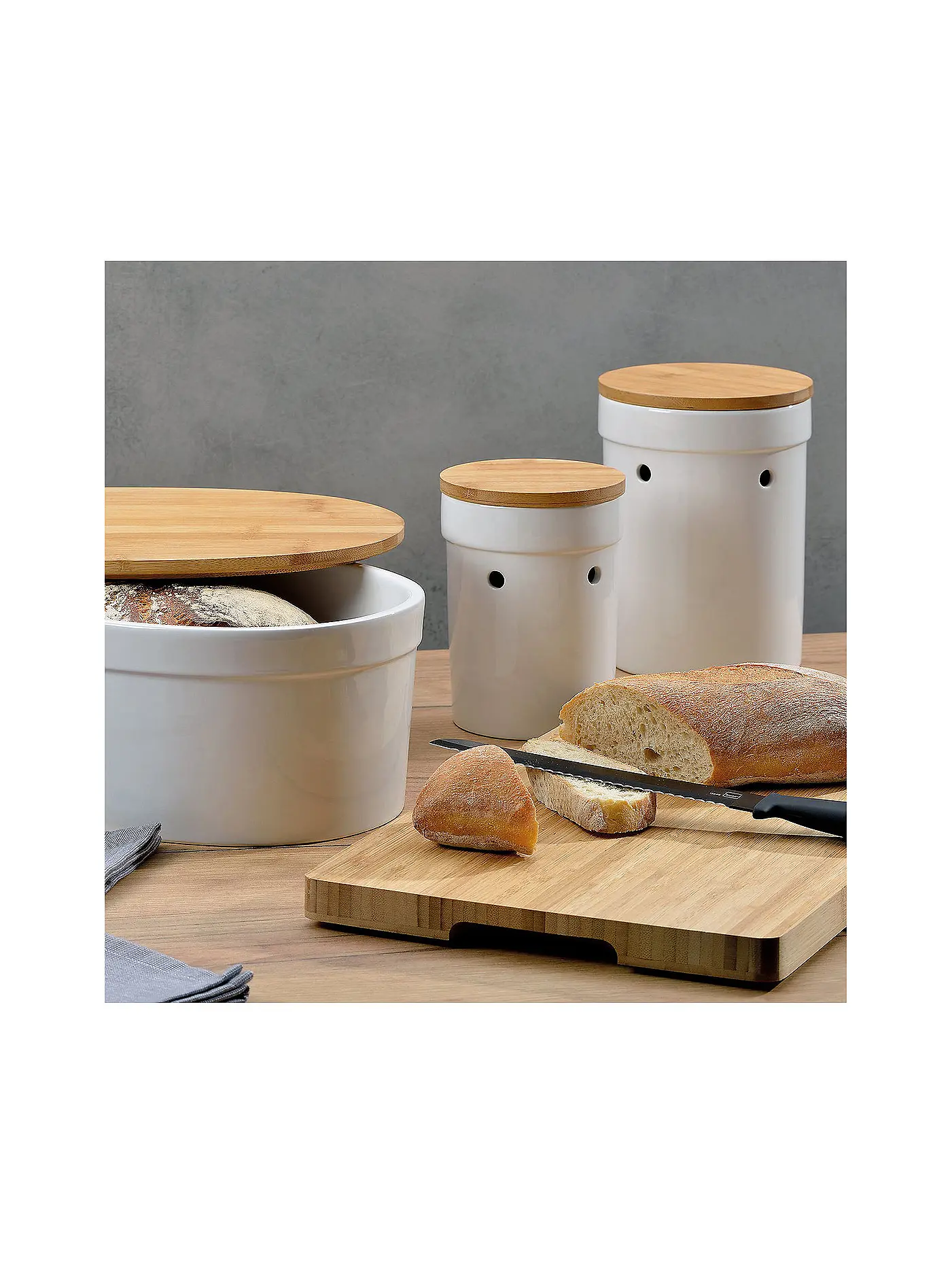 KELA | Zwiebeltopf SALENA 15cm Keramik Weiss | 